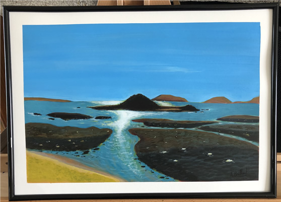 (c) Alexandre Brillant - peinture acrylique - Paimpol