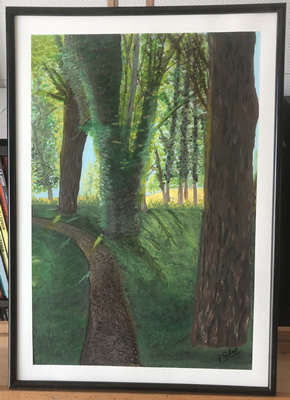 (c) Alexandre Brillant - peinture acrylique - Parc à trégueux