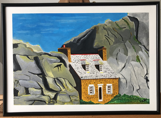 (c) Alexandre Brillant - peinture acrylique - casterl meur - plougrescant